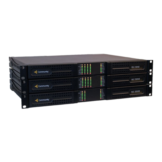 Community ALC-3202D Installation And User Manual