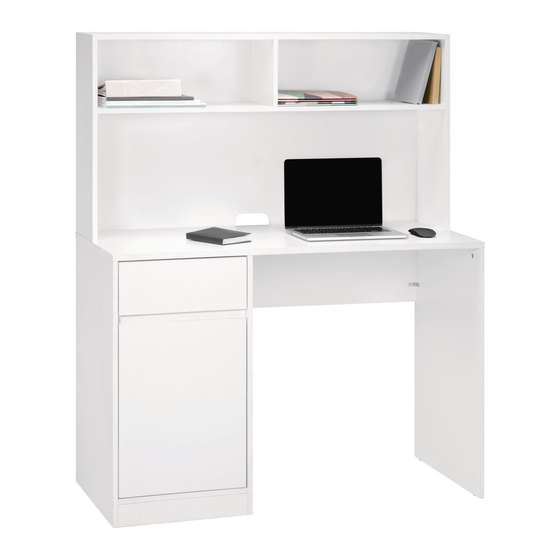Studymate NEWTON HUTCH DESK STNEWTNWE Assembly Instructions Manual