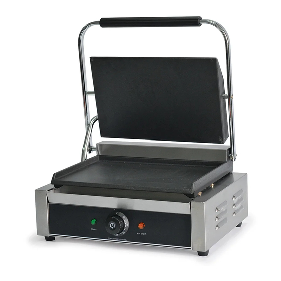 Global Solutions Panini GS1620 Series Operating Instructions