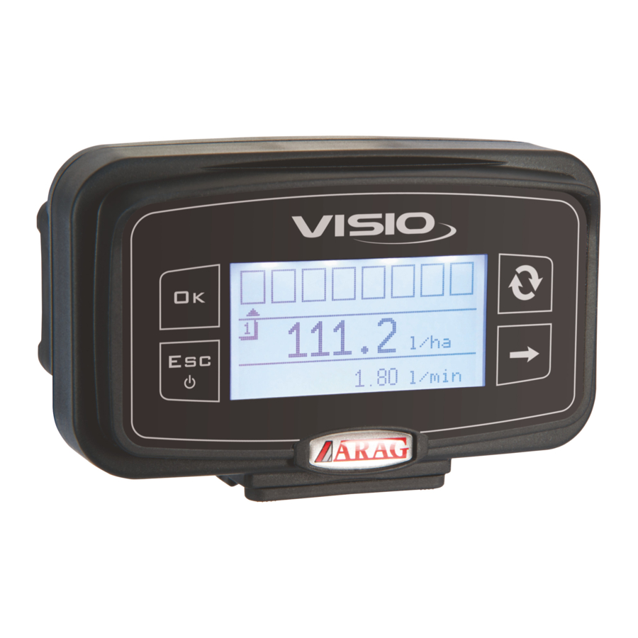 ARAG VISIO MULTIFLOW 4670611 Installation, Use And Maintenance Manual