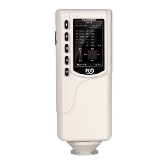 PCE Instruments PCE-CSM 5 Manual