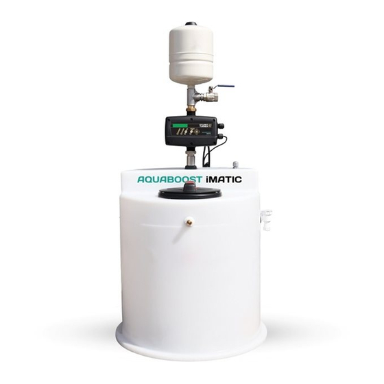 Stuart Turner AQUABOOST iMatic 0304 1S-CMT/8 450 Installation, Operation & Maintenance Instructions Manual