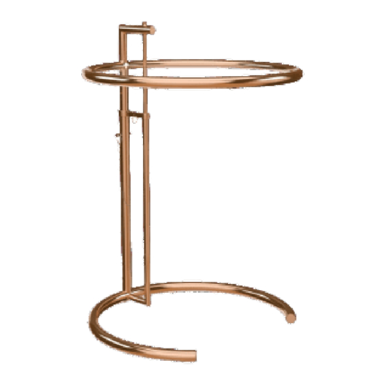 BROSA Bardot Side Table Assembly Manual
