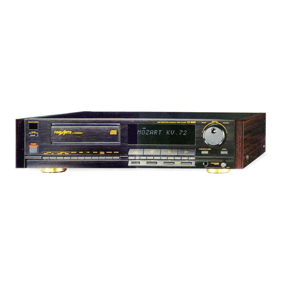 Grundig FINE Arts CD-9009 Manual