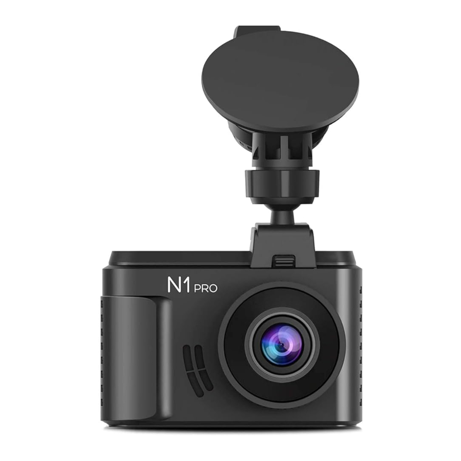 Vantrue OnDash N1 PRO (N1 PRO) - Dash Cam Manual