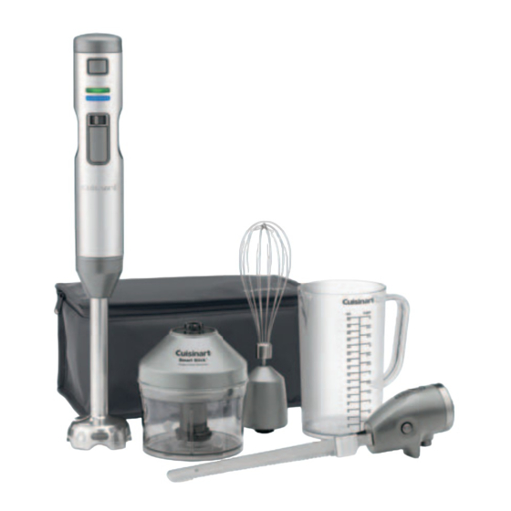 Cuisinart CSB-300 Instruction And Recipe Booklet