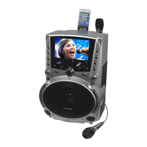 Karaoke USA GF757 User Manual
