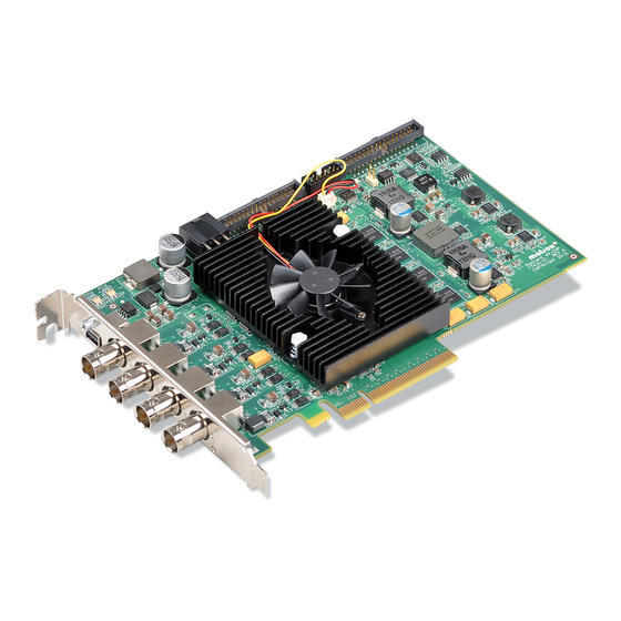 Matrox  Radient eV-CXP Installation And Hardware Reference
