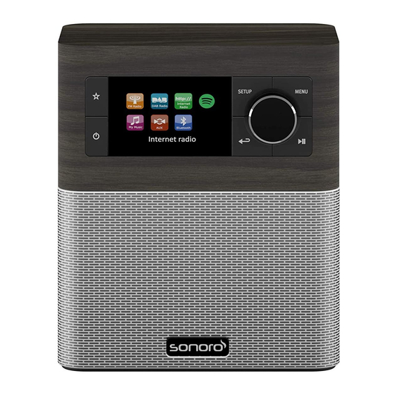 Sonoro STREAM SO-410 Operating Manual