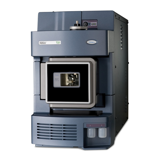 Waters Xevo TQD Operator's, Overview And Maintenance Manual