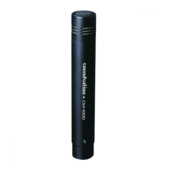 soundsation CM-1000 Condenser Microphone Manuals