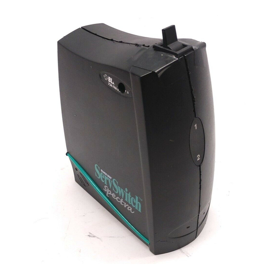 Black Box ServSwitch Spectra Instruction Manual