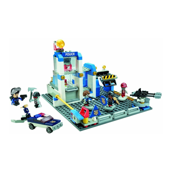 Hasbro Zynga Kre-O CityVille Invasion Police Station Zombie Defense Manual