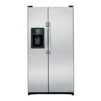 GE GSL22JFXLB - 22.0 cu. Ft. Refrigerator Owner's Manual & Installation Instructions