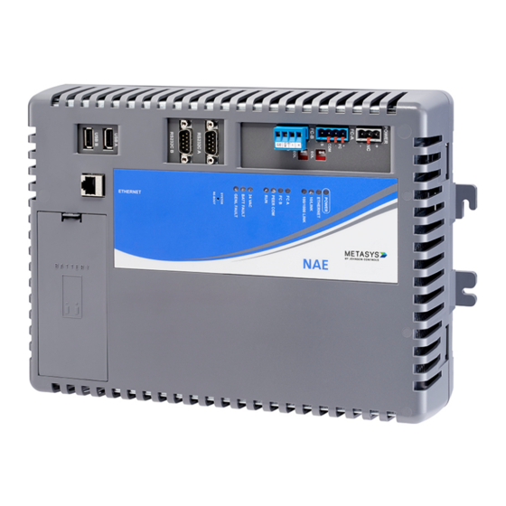 Johnson Controls Metasys NAE55 Installation Manual