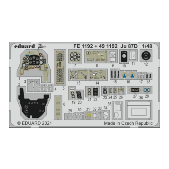 Eduard FE 1192 Quick Start Manual