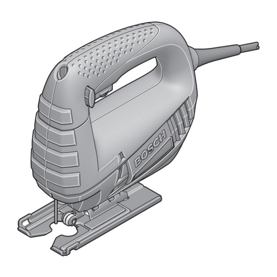 User Manuals: Bosch 0601281768 Jigsaw Power Tool