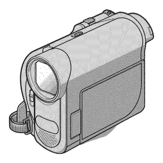 Sony DCR-HC38 Operating Manual