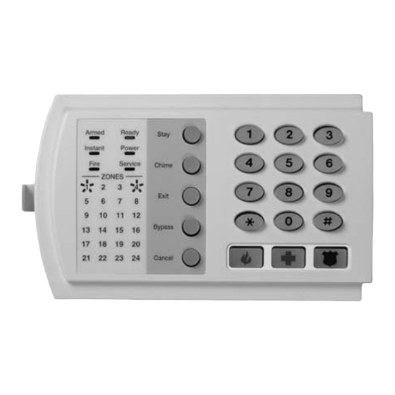 GE NX-1308E - Caddx 8 Zone LED Keypad Installation And Startup Manual