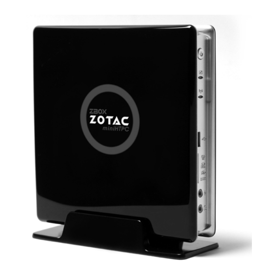Zotac ZBOX miniHTPC User Manual