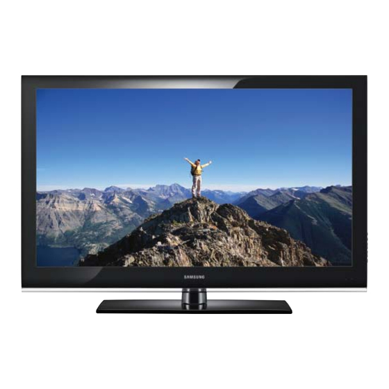 Samsung LN46B530 LCD TV Manuals