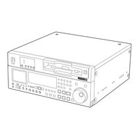 Panasonic AJ-SD965p Operating Instructions Manual