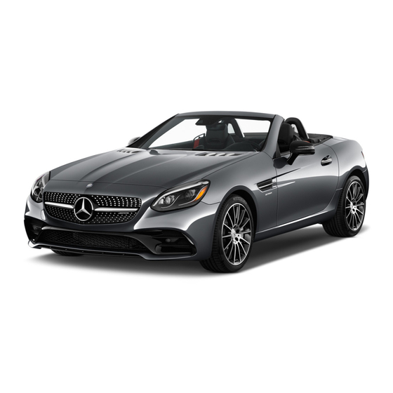 Mercedes-Benz SLC 300 2019 Operator's Manual