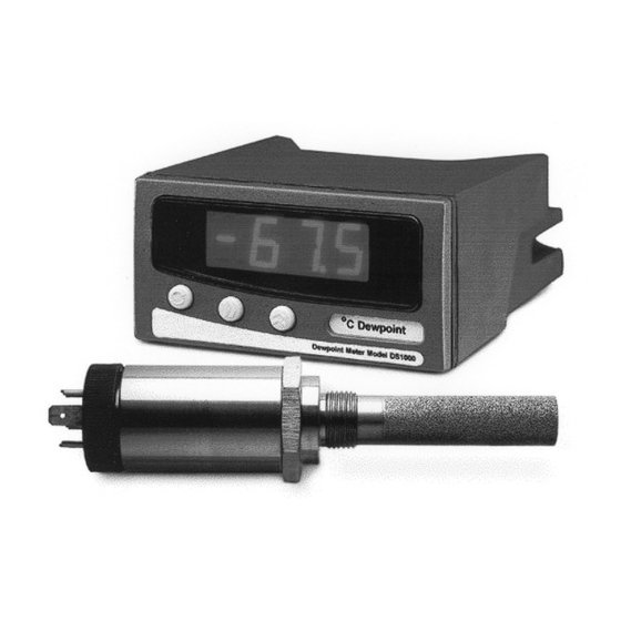 Alpha Moisture Systems dewSMART DS1000 Instruction Manual