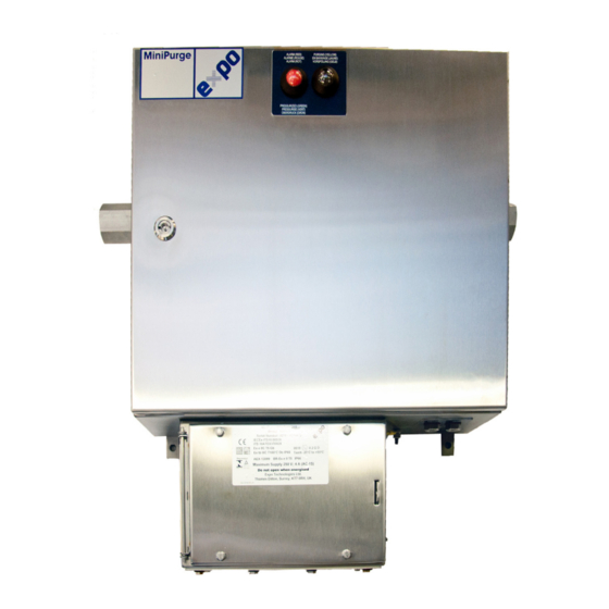 EXPO MiniPurge D758/ET Manual