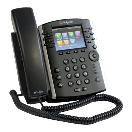 Polycom VVX-4 Series Quick Reference