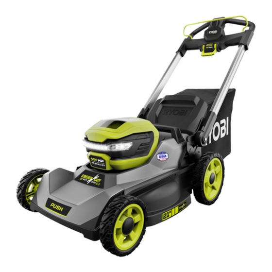Ryobi RY401020 Quick Start Manual