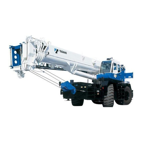 Tadano GR-750XL-2 Manuals