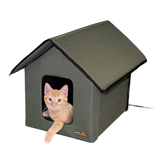 K&H Outdoor Kitty House Care Instructions