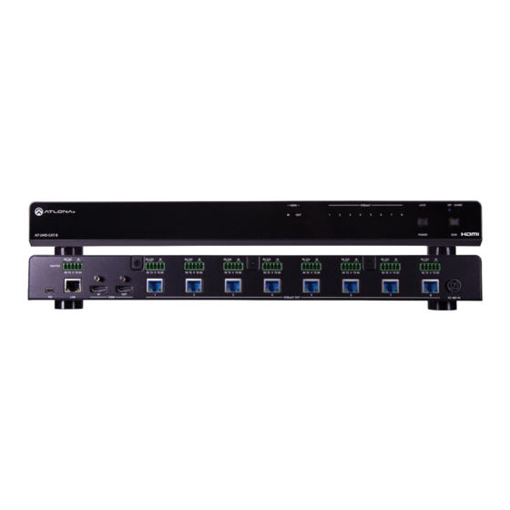 Panduit Atlona AT-UHD-CAT-8 Manual