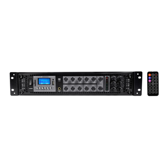 User Manuals: Rockville RCS180-6 Commercial Amplifier