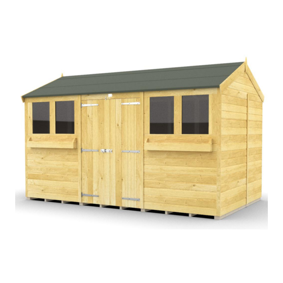 total sheds Apex Summer Shed 12ft x 7ft Assembly Manual