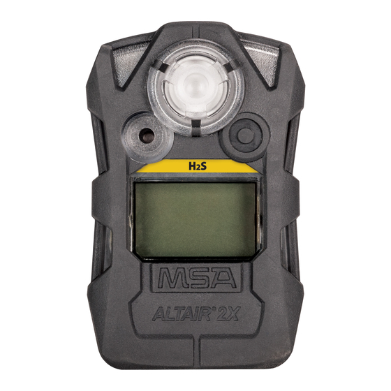 MSA ALTAIR 2X Operating Manual