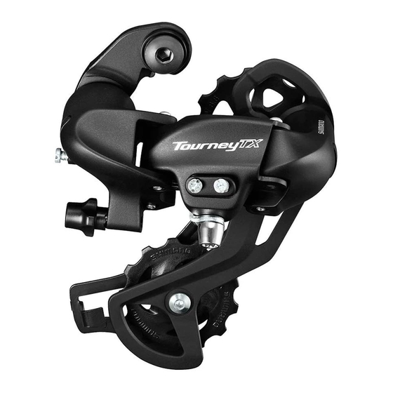 Shimano TOURNEY REAR DRIVE SYSTEM - TECHNICAL Service Instructions
