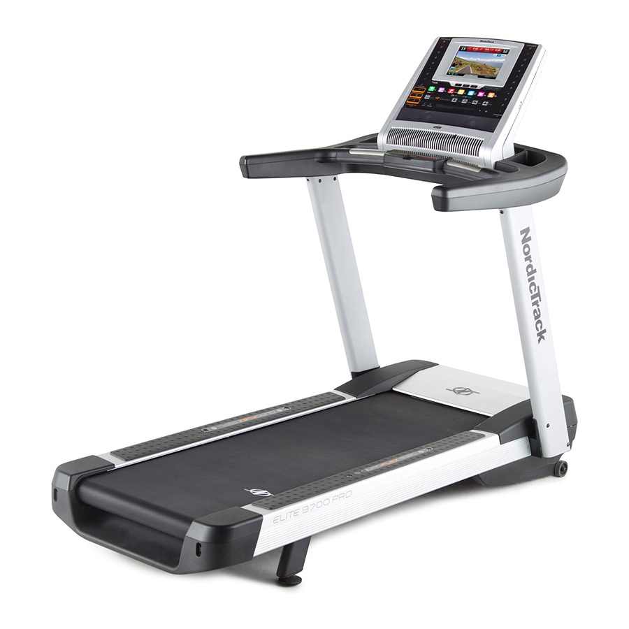 NordicTrack Elite 9700 Pro Treadmill Manual