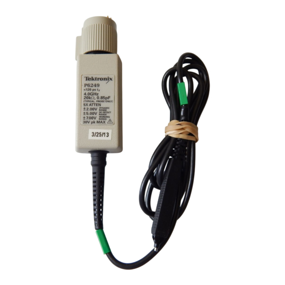 Tektronix P6249 4GHz Active Probes Manuals