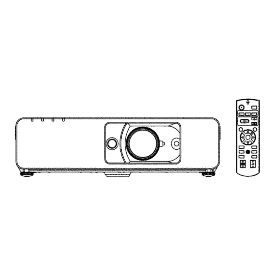 Panasonic PT-F100NTU Service Manual