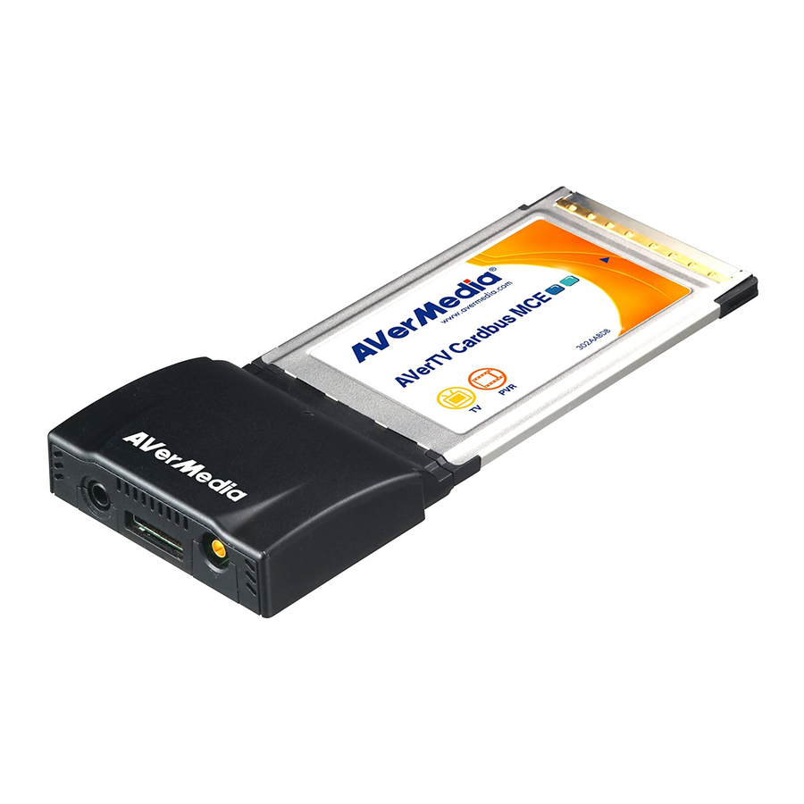Avermedia MCE 2005 Specifications