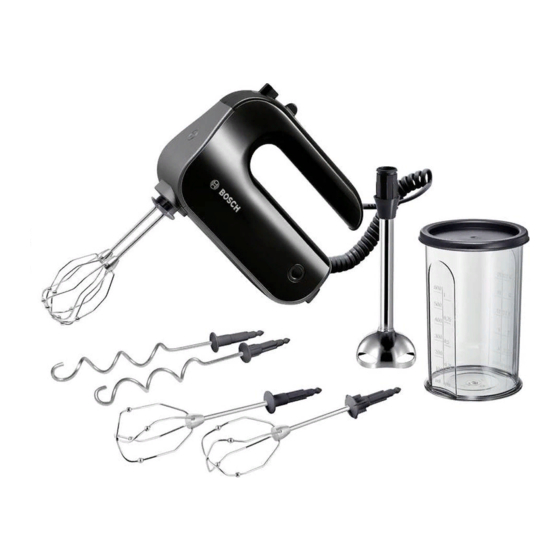 Bosch Styline HomeProfessional MFQ49 Series User Manual