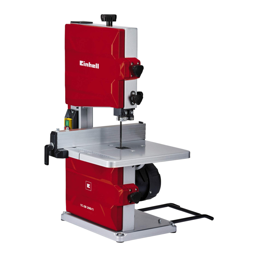 EINHELL TC-SB 200/1 - Bandsaw Manual
