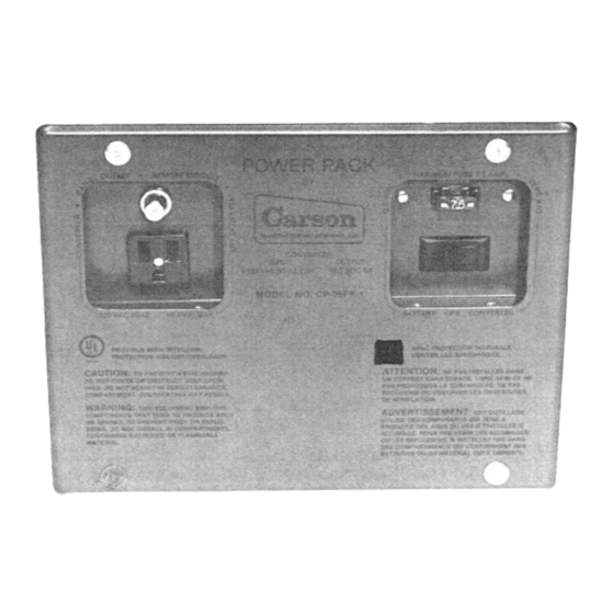 Carson CP-06FK-1 Owner's Manual
