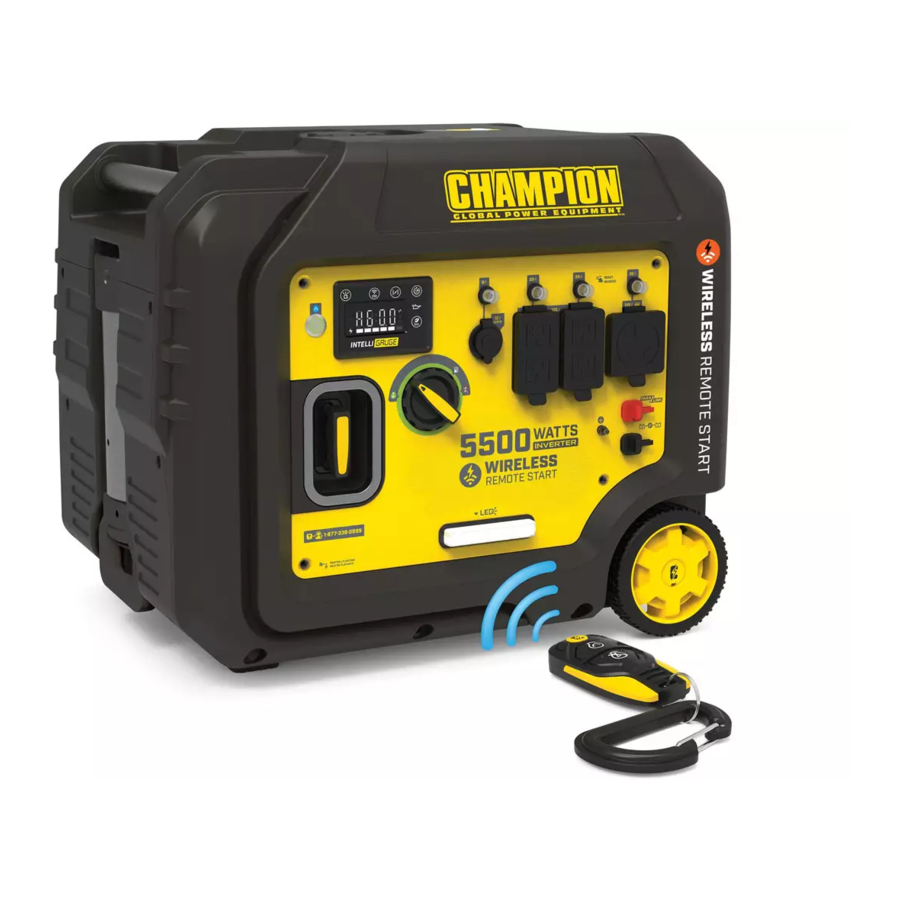 Champion Global Power Equipment 201001 Operator's Manual