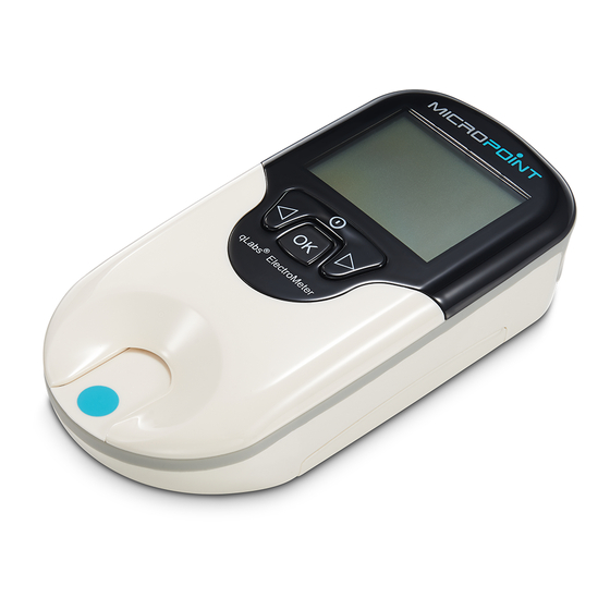 MICROPOINT qLabs ElectroMeter Q-1 User Manual