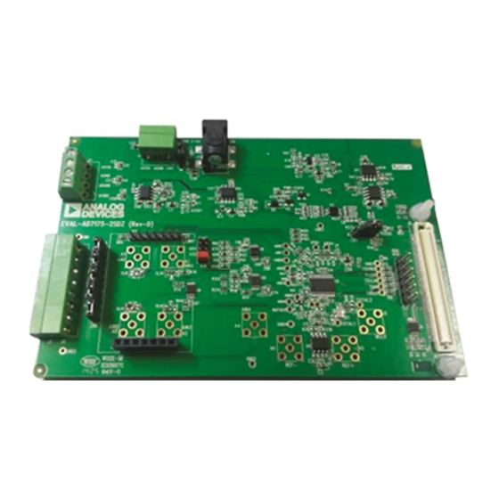 Analog Devices EVAL-AD7175-2SDZ User Manual