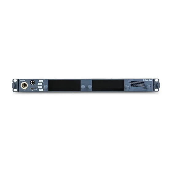 HME Clear-Com Arcadia Central Station Quick Start Manual