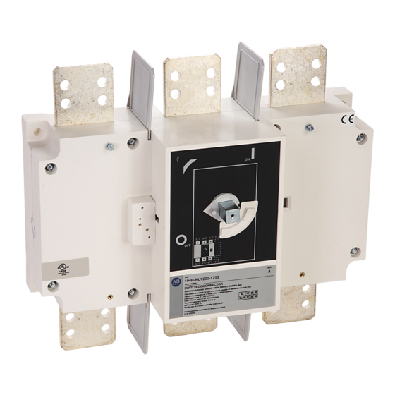 Rockwell Automation Allen-Bradley 194R-NU600-1753 Quick Start Manual